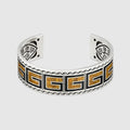 Double Gucci Cube Yellow Wide Bracelet