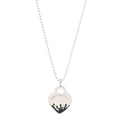 Tiffany Colour Heart Splash Tag Necklace