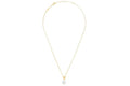 Celine Les Perles Celine Resin Pearl and Brass with Gold Finish Necklace Gold/Ivory